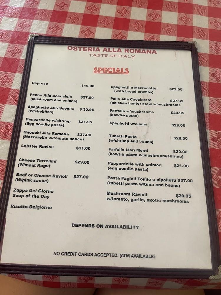 Osteria Alla Romana Roasted Vegetables